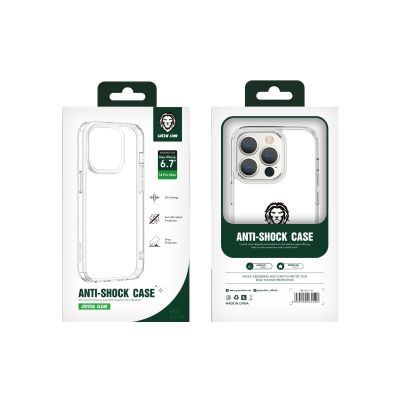 Green Lion 360° Anti-Shock Creative Magnetic Case for iPhone 14 ( 6.1″ ) – Clear