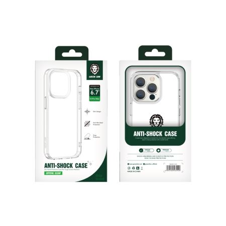 Green Lion 360° Anti-Shock Creative Magnetic Case for iPhone 14 ( 6.1″ ) – Clear