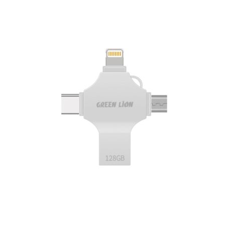 Green Lion 4-in-1 USB Flash Drive -128GB